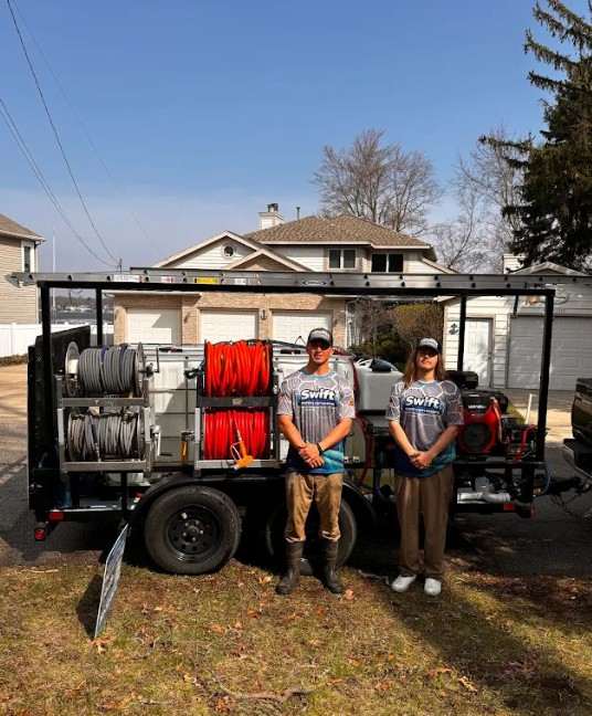 Affordable residential commercial pressure washing Portage MI by Swift Power & Soft Washing