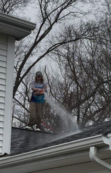 Affordable shingle roof cleaning Portage MI by Swift Power & Soft Washing