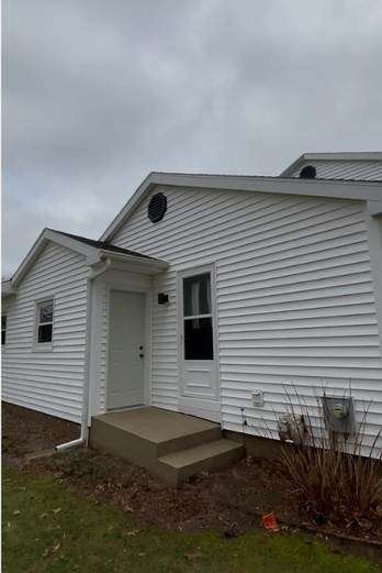 House Soft Washing Portage MI after cleaning by Swift Power & Soft Washing