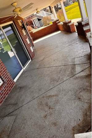 Patio Cleaning Kalamazoo MI before cleaning