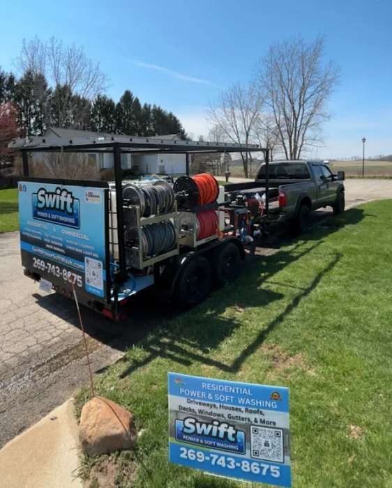 Residential pressure washing Kalamazoo MI by Swift Power & Soft Washing