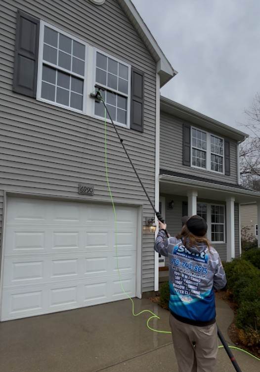 Window cleaning services Portage MI by Swift Power & Soft Washing